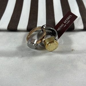 New! Henri Bendel Carlyle Stack Ring Set (Size 7)